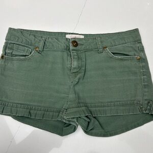Forever 21 Olive Cargo Shorts